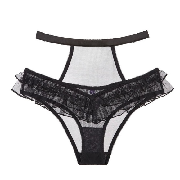 Odette black high waisted brief New With Tags - Picture 2 of 6
